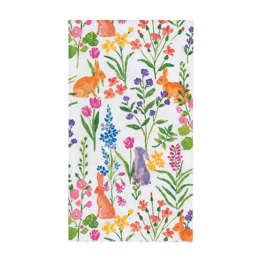 Caspari - Guest Towel Napkins - Bunny Field - Findlay Rowe Designs