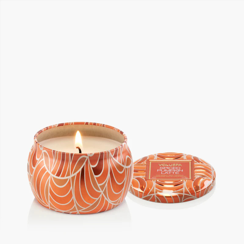 Voluspa - Candle - Spiced Pumpkin Latte - 4oz Travel Tin