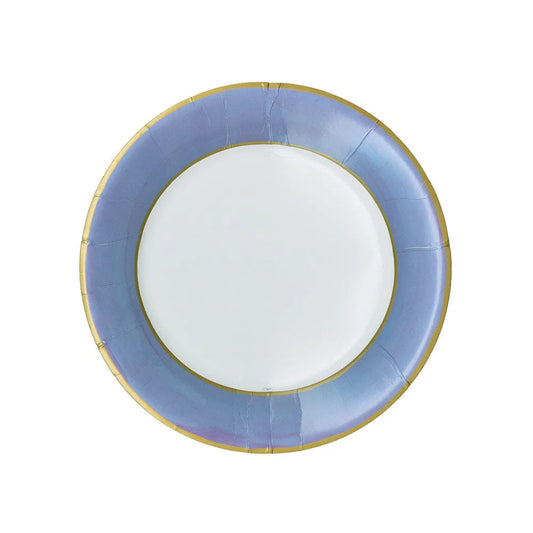 Caspari - Salad Dessert Plates - Watercolor Blue - Findlay Rowe Designs