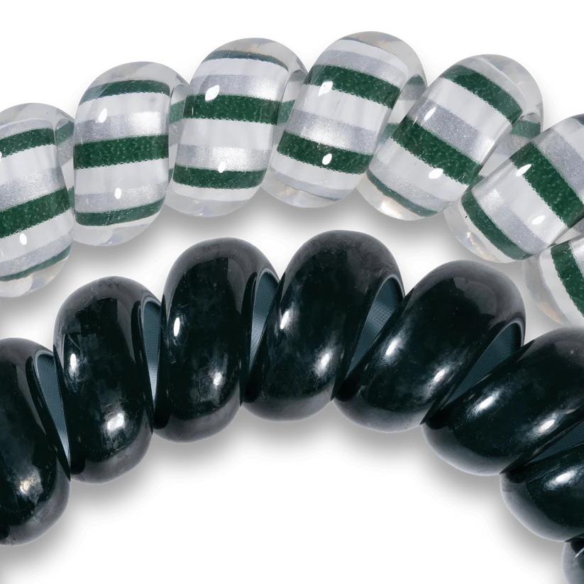 Teleties - Small Hair Ties - Michigan State - Findlay Rowe Designs