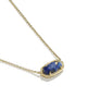 Kendra Scott - Necklace - Elisa Gold Pendant - Bronze Veined Blue Lapis - Findlay Rowe Designs