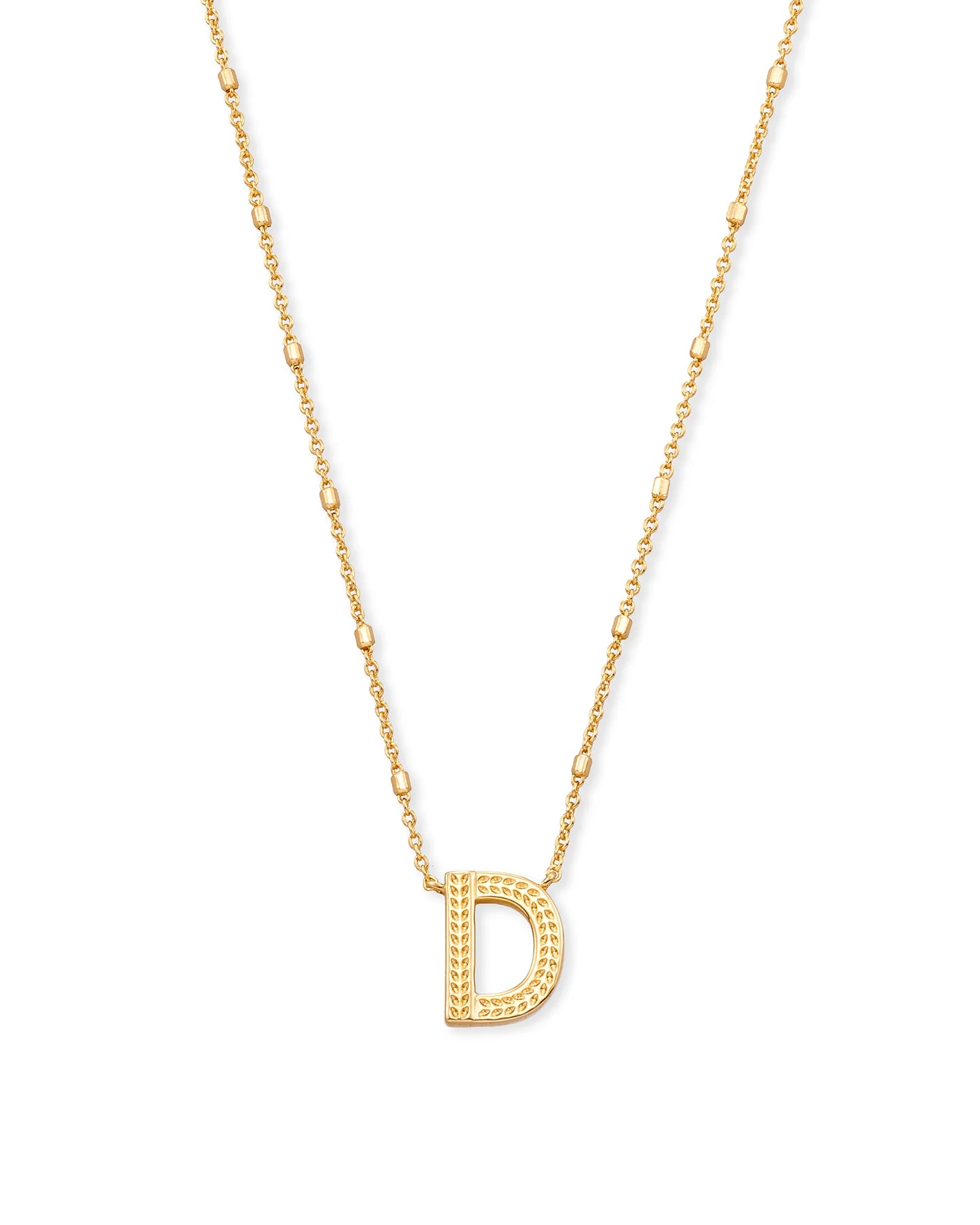 Kendra Scott - Necklace - Letter Pendant - Gold - Findlay Rowe Designs