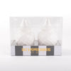 White Textured Jar Salt & Pepper Shaker Boxed Set - Findlay Rowe Designs