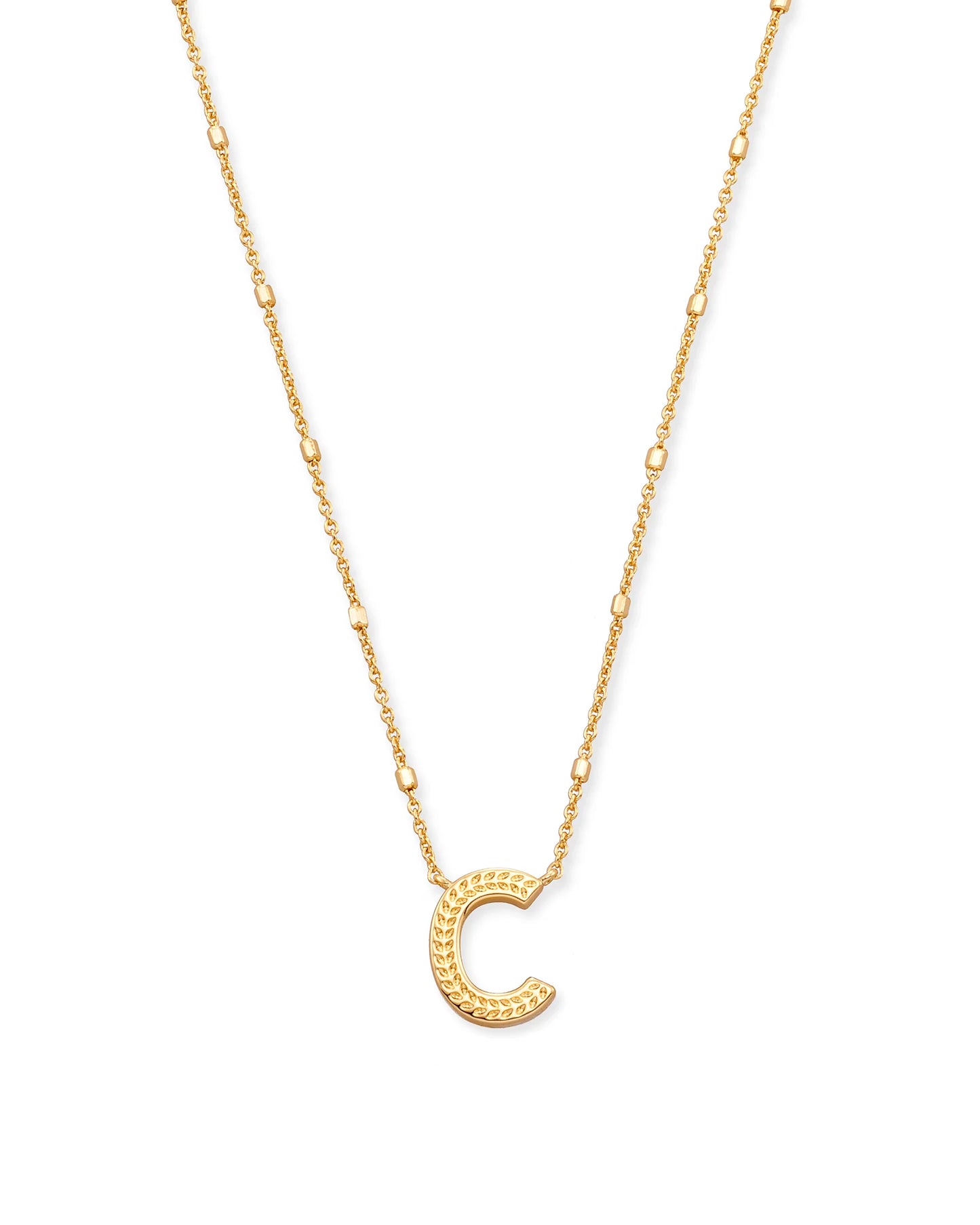 Kendra Scott - Necklace - Letter Pendant - Gold - Findlay Rowe Designs