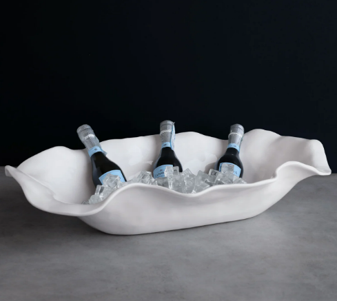 Beatriz Ball - VIDA Havana Extra Large Oval Centerpiece (White) - Findlay Rowe Designs