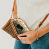 Pretty Simple Bags - Veda Woven Crossbody Clutch - Checkered Black - Findlay Rowe Designs