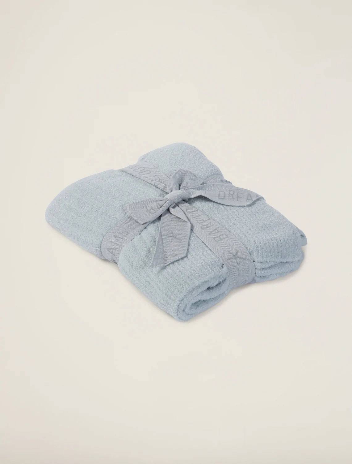 Barefoot Dreams - CozyChic Lite® - Ribbed Baby Blanket - Blue - Findlay Rowe Designs