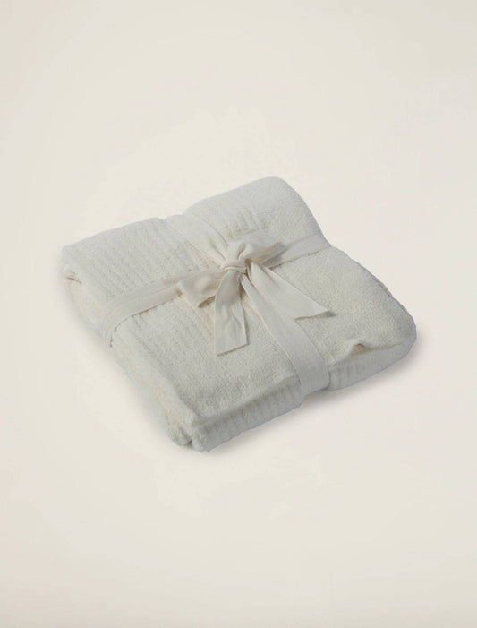 BAREFOOT DREAMS - CozyChic Lite® Ribbed Throw - PEARL - Findlay Rowe Designs