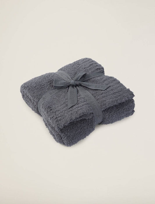 Barefoot Dreams - Throw CozyChic® Ribbed - Graphite - Findlay Rowe Designs