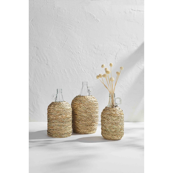 Mud Pie - Woven Glass Vase - Findlay Rowe Designs