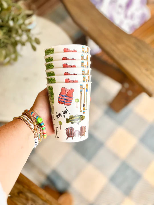 Party Cup - Reuseable - Lake Life - Findlay Rowe Designs
