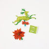 Acrylic Art - Napkin Base With 2-Slots - Olive Green - Findlay Rowe Designs