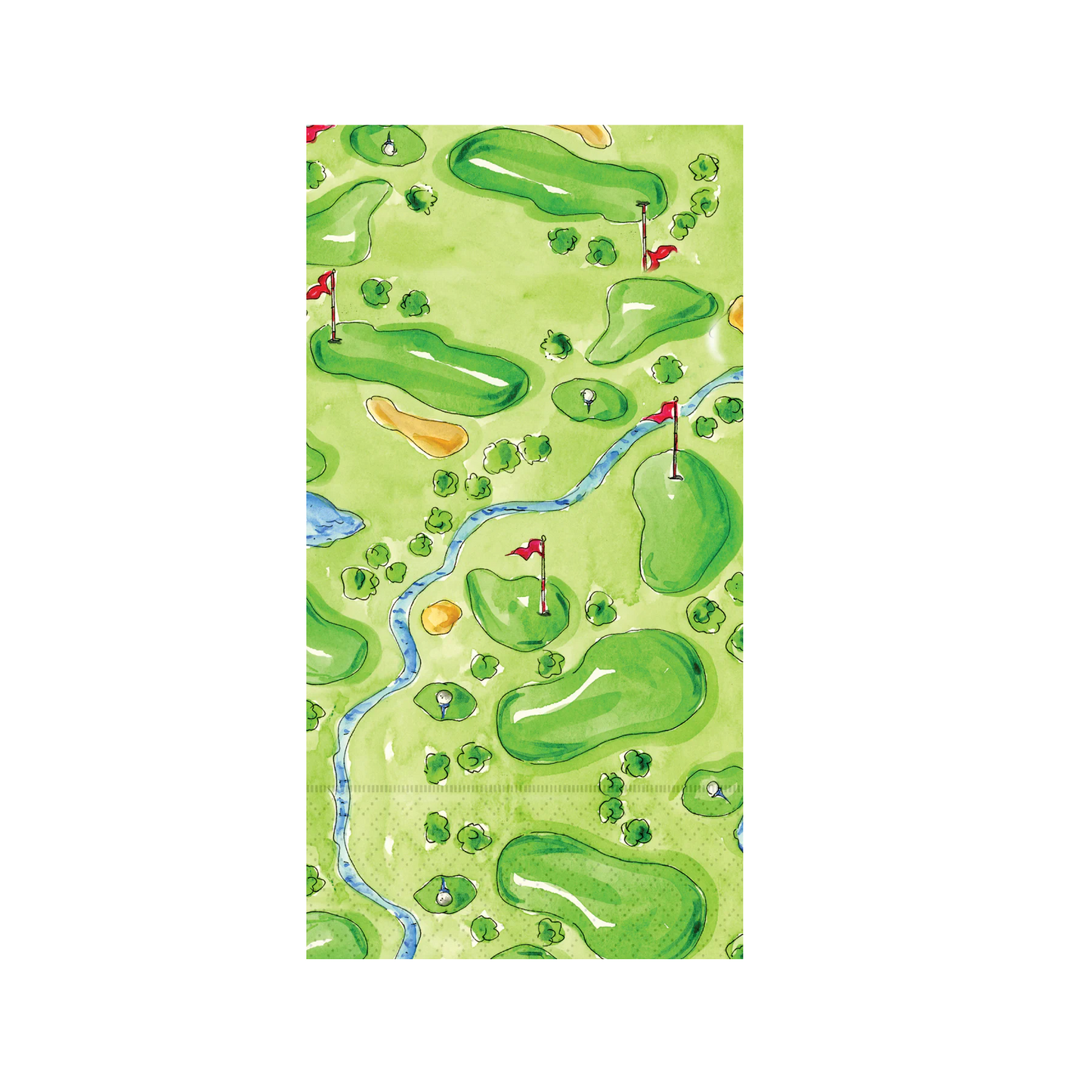 Napkin - Guest Towel Napkin - Golf Course - Findlay Rowe Designs