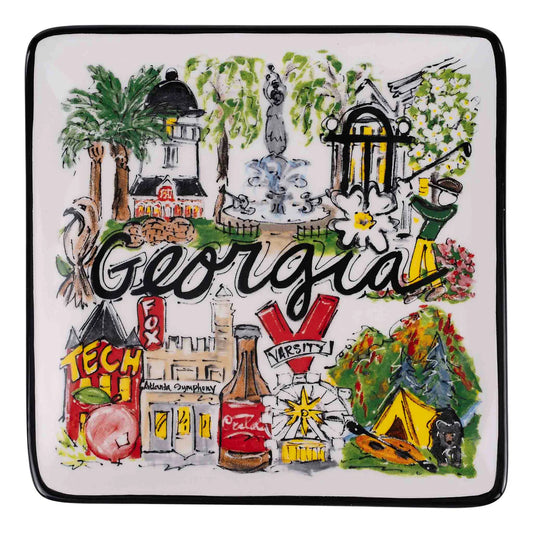 Glory Haus - Trinket Tray - State Icons of Georgia - Findlay Rowe Designs