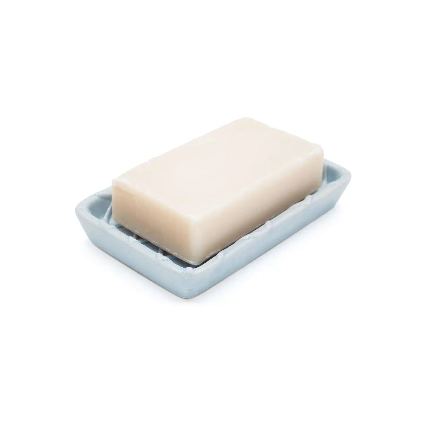 Soap Dish - Light Blue Textured - Findlay Rowe Designs