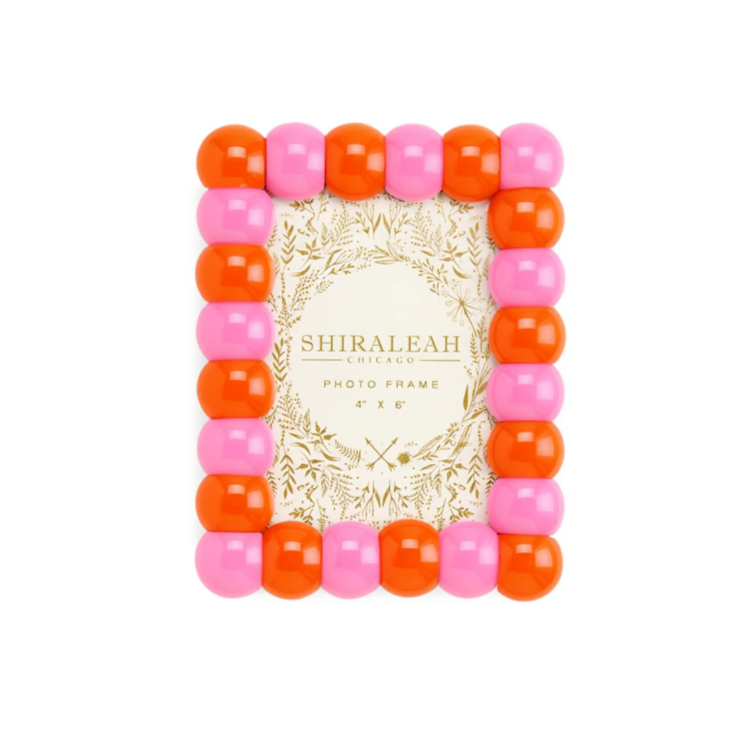 Shiraleah - Frame - 4x6 - Poppy Bubble - Orange Pink - Findlay Rowe Designs