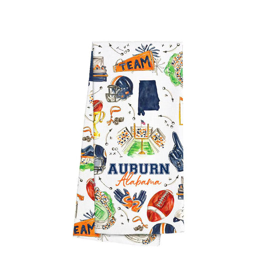 Swig - Tea Towel - Tailgates in Auburn - Findlay Rowe Designs