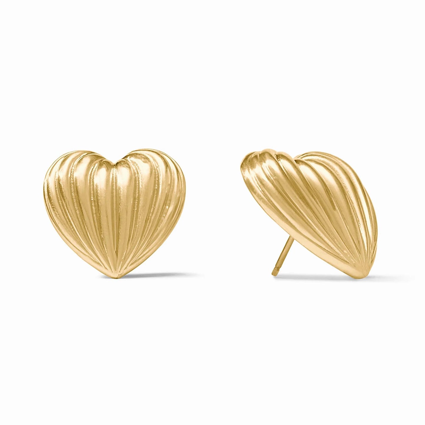 Julie Vos - Earring - Puffy Heart Statement Stud - Findlay Rowe Designs