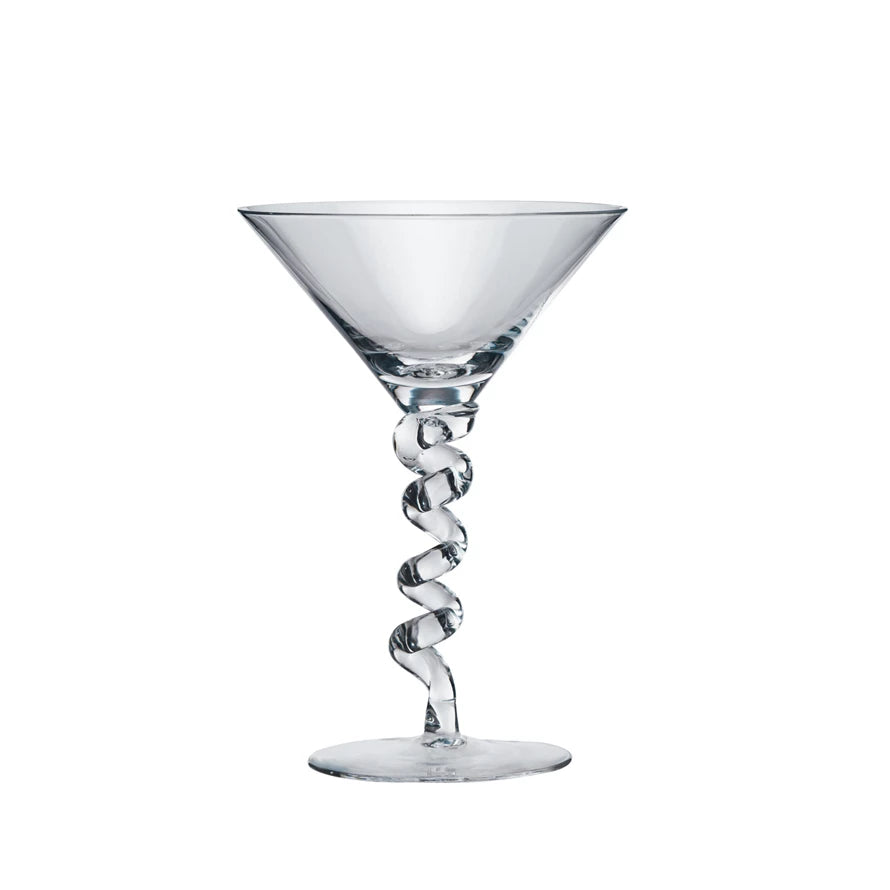 Martini Glass with Twisted Stem - Findlay Rowe Designs