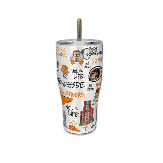 Magnolia Lane - 30oz Stainless Steel Icon Tumbler - Tennessee - Findlay Rowe Designs