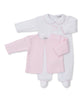 Kissy Kissy - Footie and Jacket Set - Riding Rockers - Pink - Findlay Rowe Designs