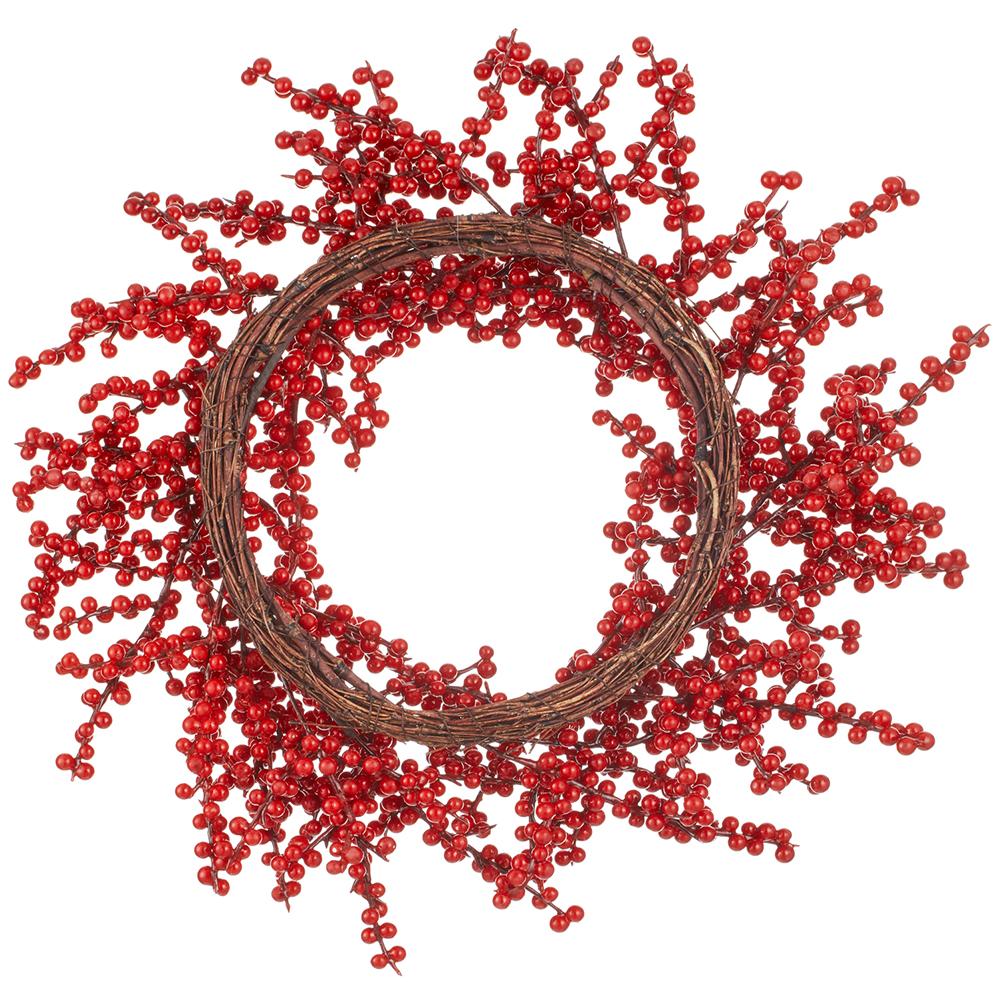 Allstate Floral - 23" Berry Wreath - Red Two Tone - Findlay Rowe Designs