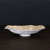 Beatriz Ball - THANNI Maia Medium Long Oval Bowl (White and Gold) - Findlay Rowe Designs