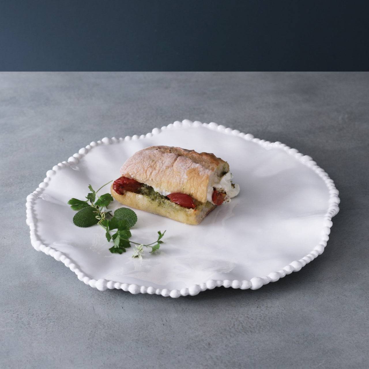 Beatriz Ball - VIDA Alegria Dinner Plate - White - Findlay Rowe Designs