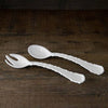 Beatriz Ball - VIDA Alegria Large Salad Servers White - Findlay Rowe Designs
