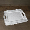 Beatriz Ball - VIDA Alegria Rectangular Tray with Handles White - Findlay Rowe Designs