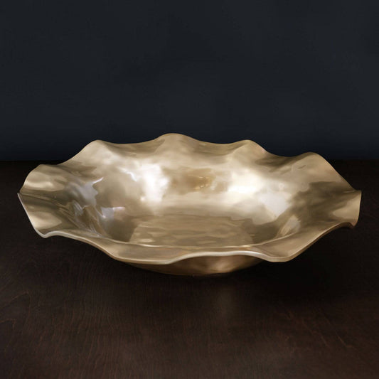Beatriz Ball SIERRA MODERN Sarah Large Bowl (Gold) - Findlay Rowe Designs