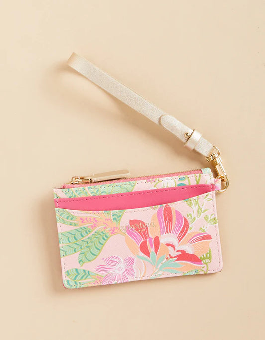Spartina - Slimcard Coinpurse - Flamingo Pineapple - Findlay Rowe Designs