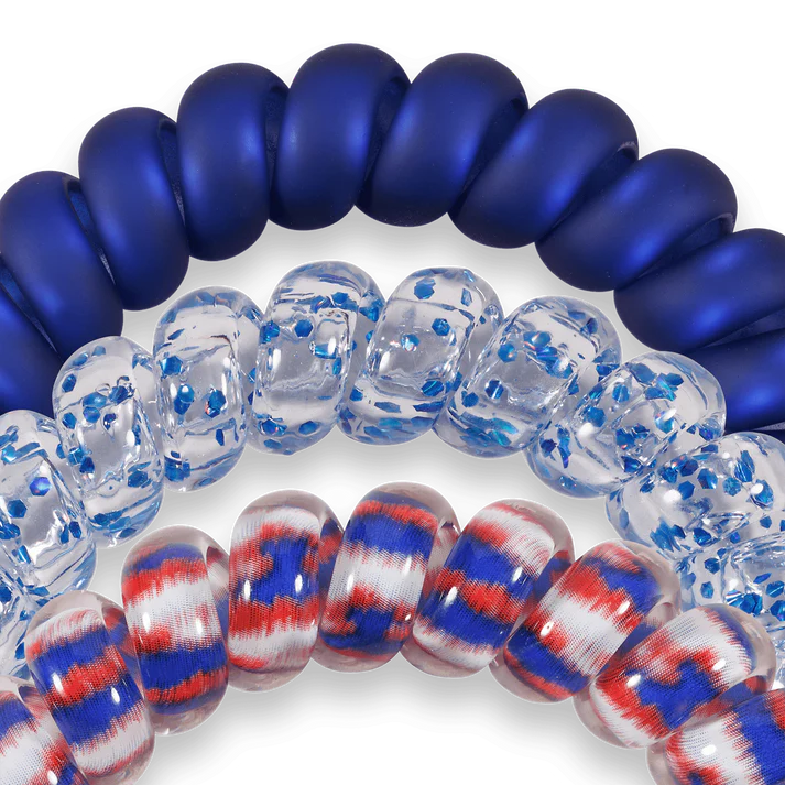 Teleties - Large Hair Ties - Fire-workin' it - Findlay Rowe Designs