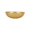 Vietri - Rufolo - Glass Gold Basketweave Small Serving Bowl - Findlay Rowe Designs