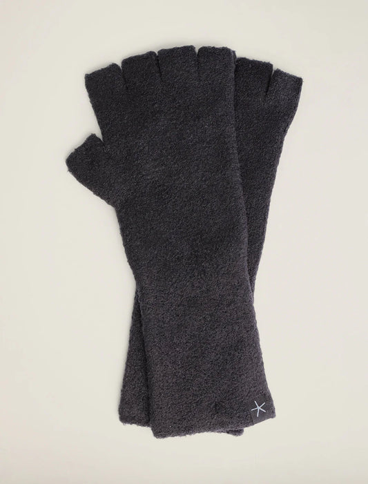 Barefoot Dreams - CozyChic® Lite Fingerless Gloves - Black - Findlay Rowe Designs