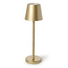 Beaded Pole Table Lamp - LED Cordless Gold - Findlay Rowe Designs
