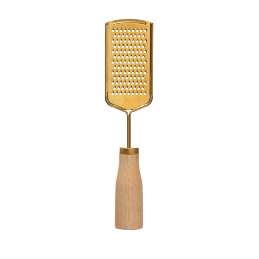 Stainless Steel Grater with Wood Handle - Findlay Rowe Designs