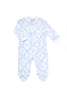 Nellapima - Bears Trellace Zipper Footie - Blue - Findlay Rowe Designs