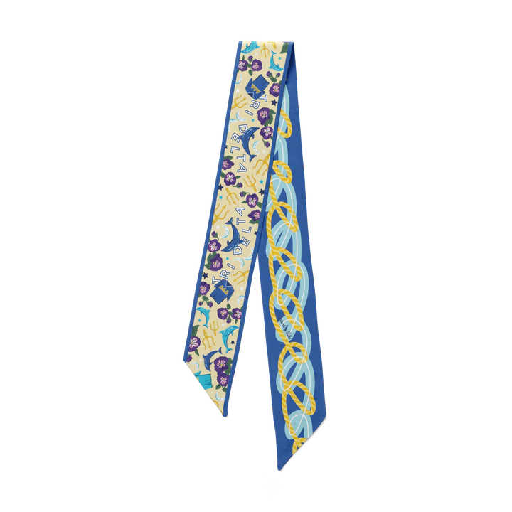 Saturday Silks - Skinny Scarf - Greek Life