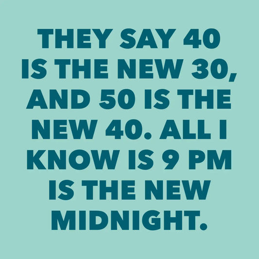 Napkin - Cocktail - 9PM is new Midnight - Findlay Rowe Designs