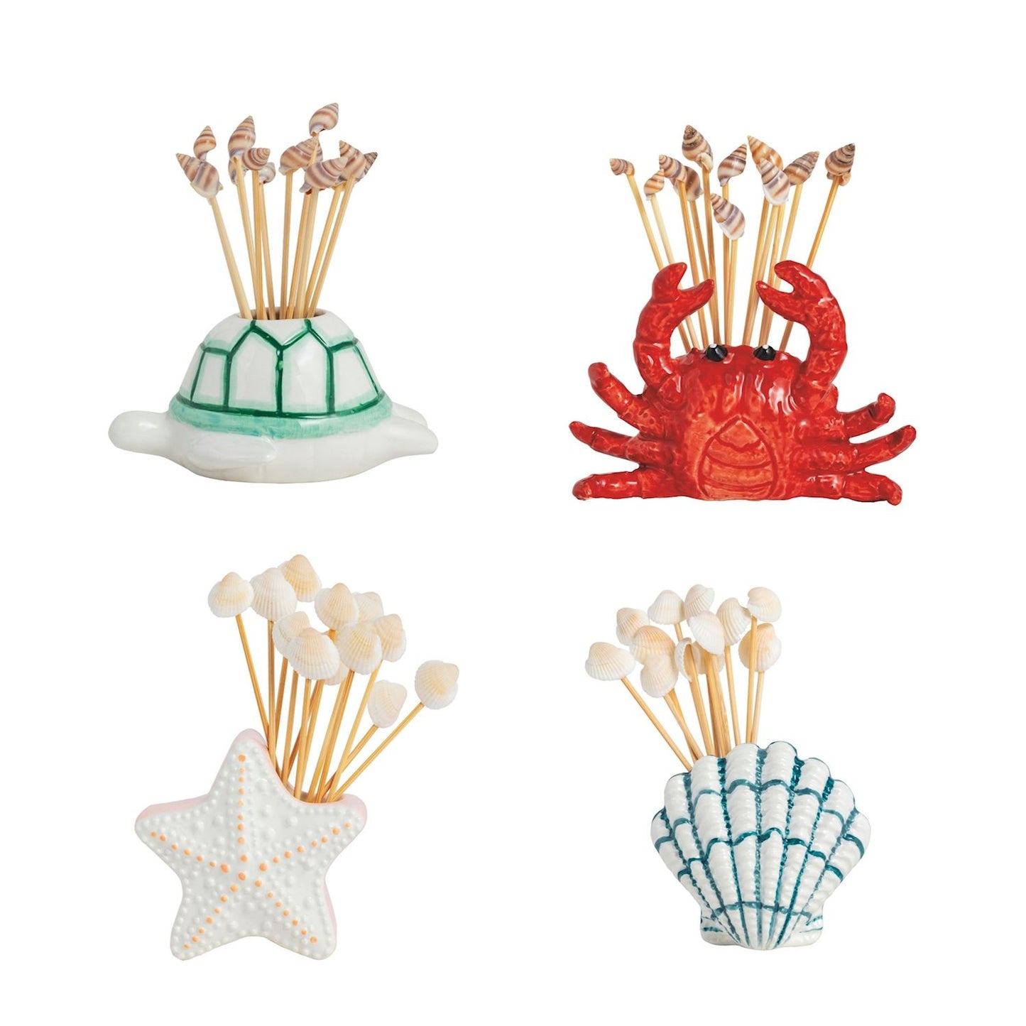 Mud Pie - Toothpick Holder - Seaside - Findlay Rowe Designs