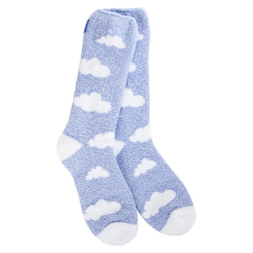World's Softest Socks - Cozy Cloud Crew - Cloud Periwinkle