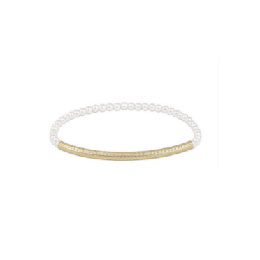 Enewton - Bliss Bar Textured Pearl 3mm Bracelet - Findlay Rowe Designs