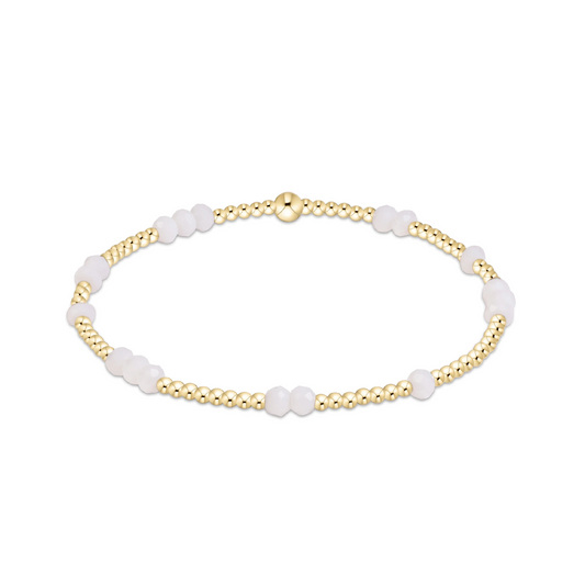 Enewton - Gameday Flirty Hope Unwritten Bracelet - White - Findlay Rowe Designs