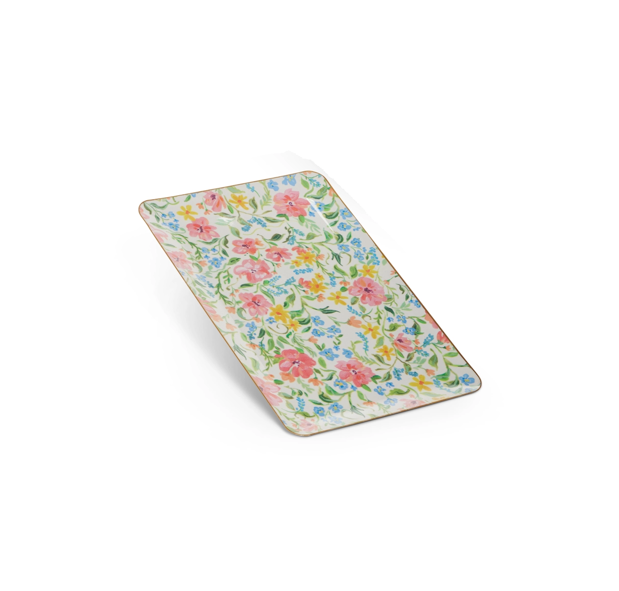 Raz Imports - Tray - Champagne Fleur - 10-12in - Findlay Rowe Designs
