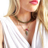 The Silver Wren - Necklace - Willow Candy Bead - Pink - Findlay Rowe Designs