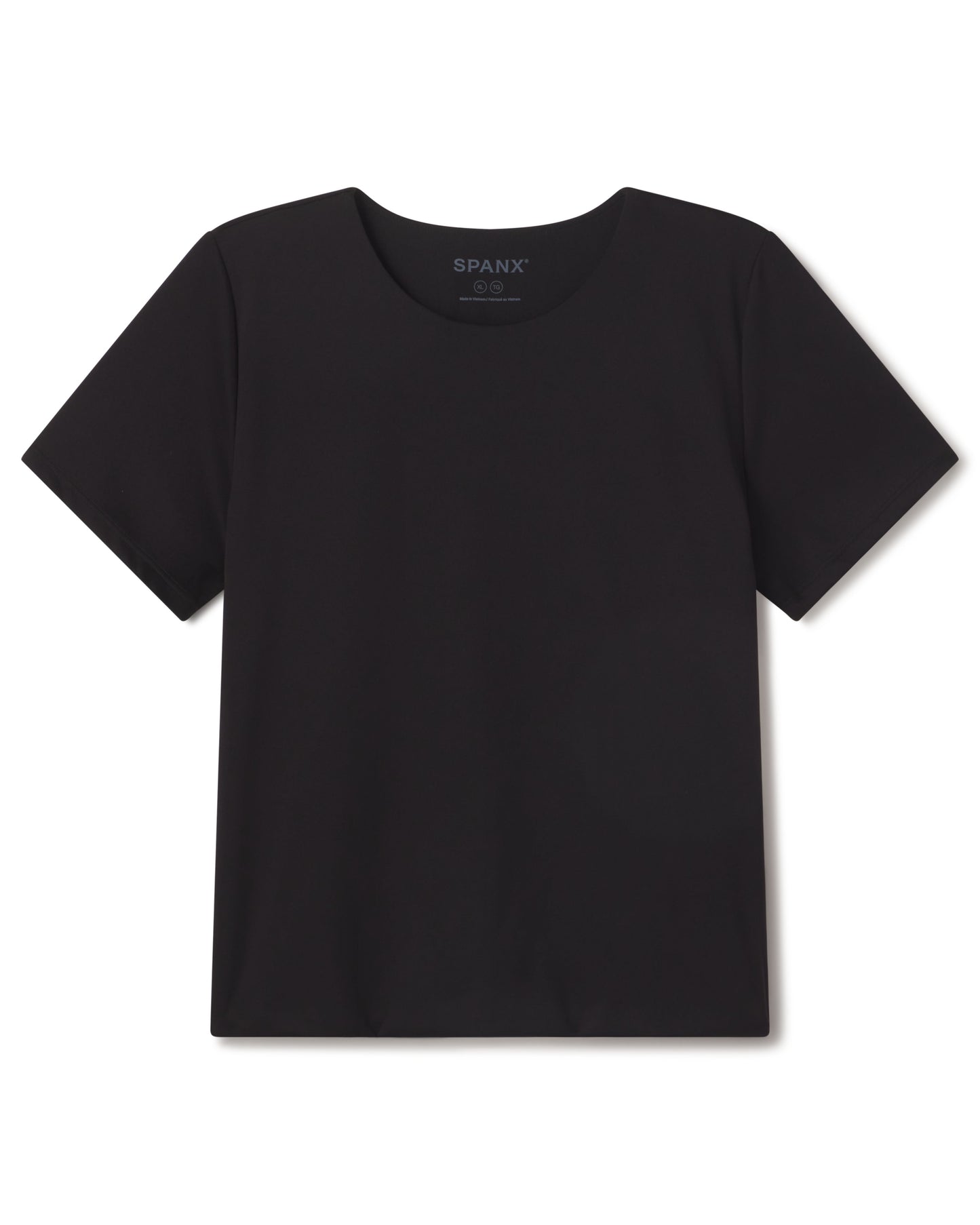 Spanx - Tee - Spanxsmooth Jersey Crewneck - Black - Findlay Rowe Designs