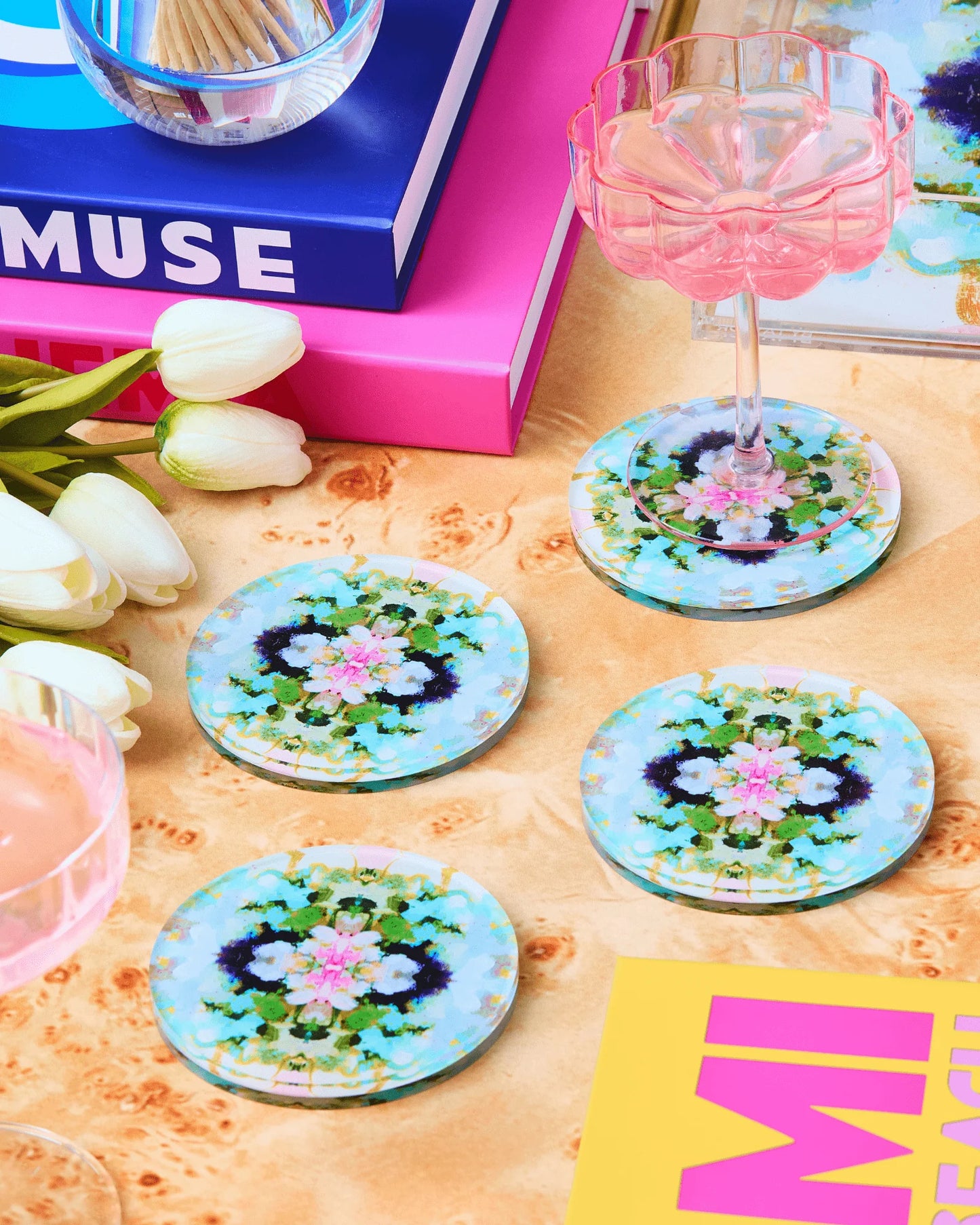 Tart by Taylor x Laura Park - Coasters - Nantucket Bloom - Findlay Rowe Designs