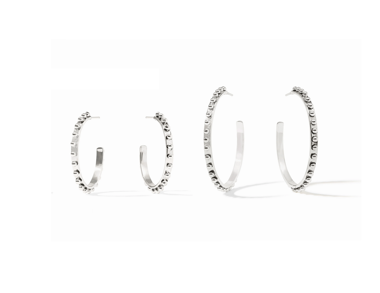 Julie Vos - Earring - SoHo Hoop - Silver - Findlay Rowe Designs