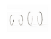 Julie Vos - Earring - SoHo Hoop - Silver - Findlay Rowe Designs